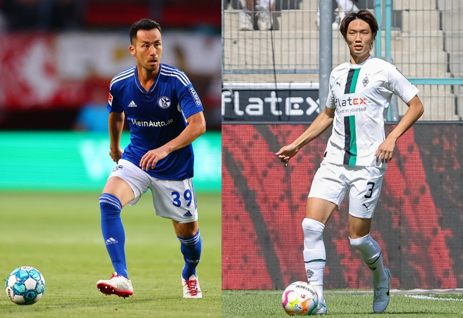 新シーズンからブンデスリーガ1部でプレーする吉田麻也（シャルケ）と板倉滉（ボルシアMG）©︎Getty Images