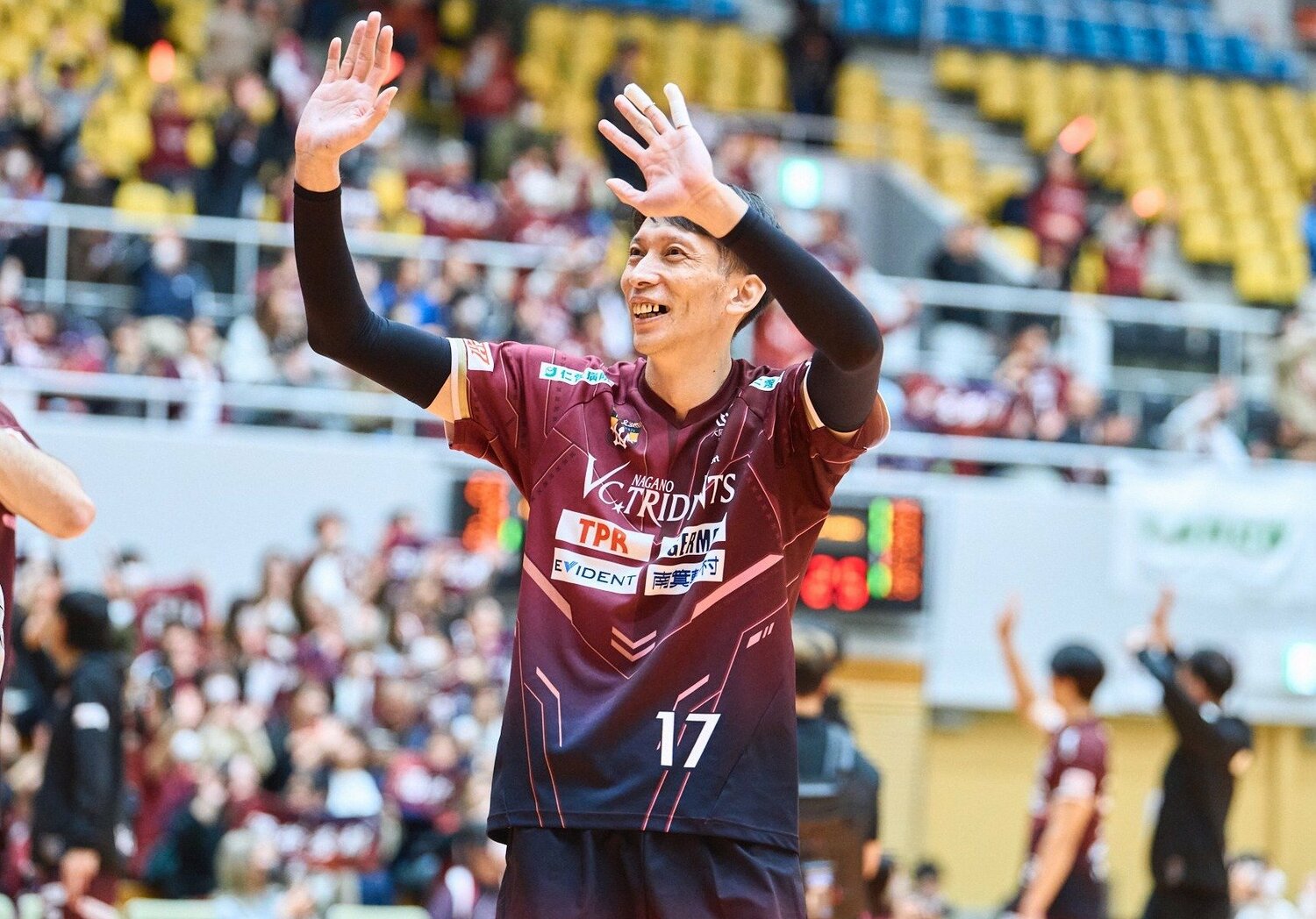 今季からVC長野トライデンツでプレーする松本慶彦　©︎VCNAGANOTRIDENTS