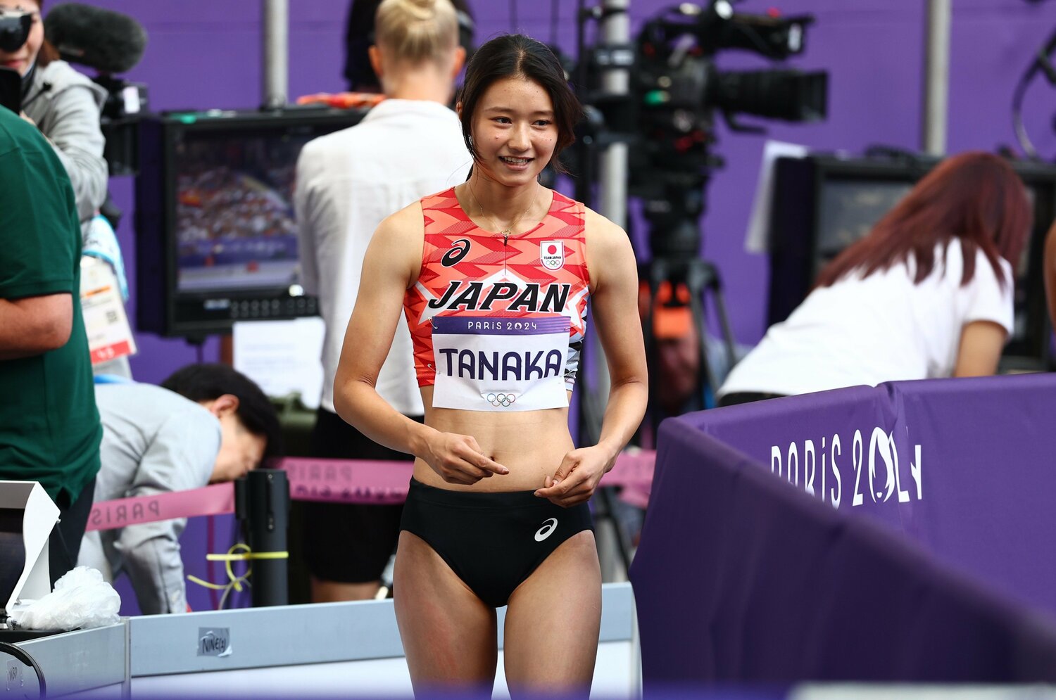 パリではレース後のミックスゾーンでのインタビューも話題に　©Ryosuke Menju/JMPA