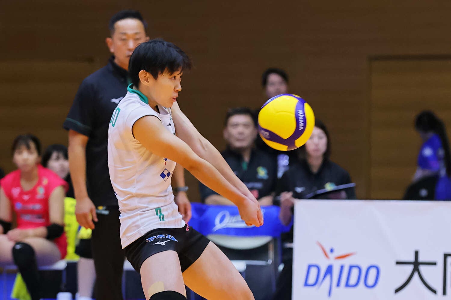 “日本一”を公言する高相みな実　©︎SV.LEAGUE