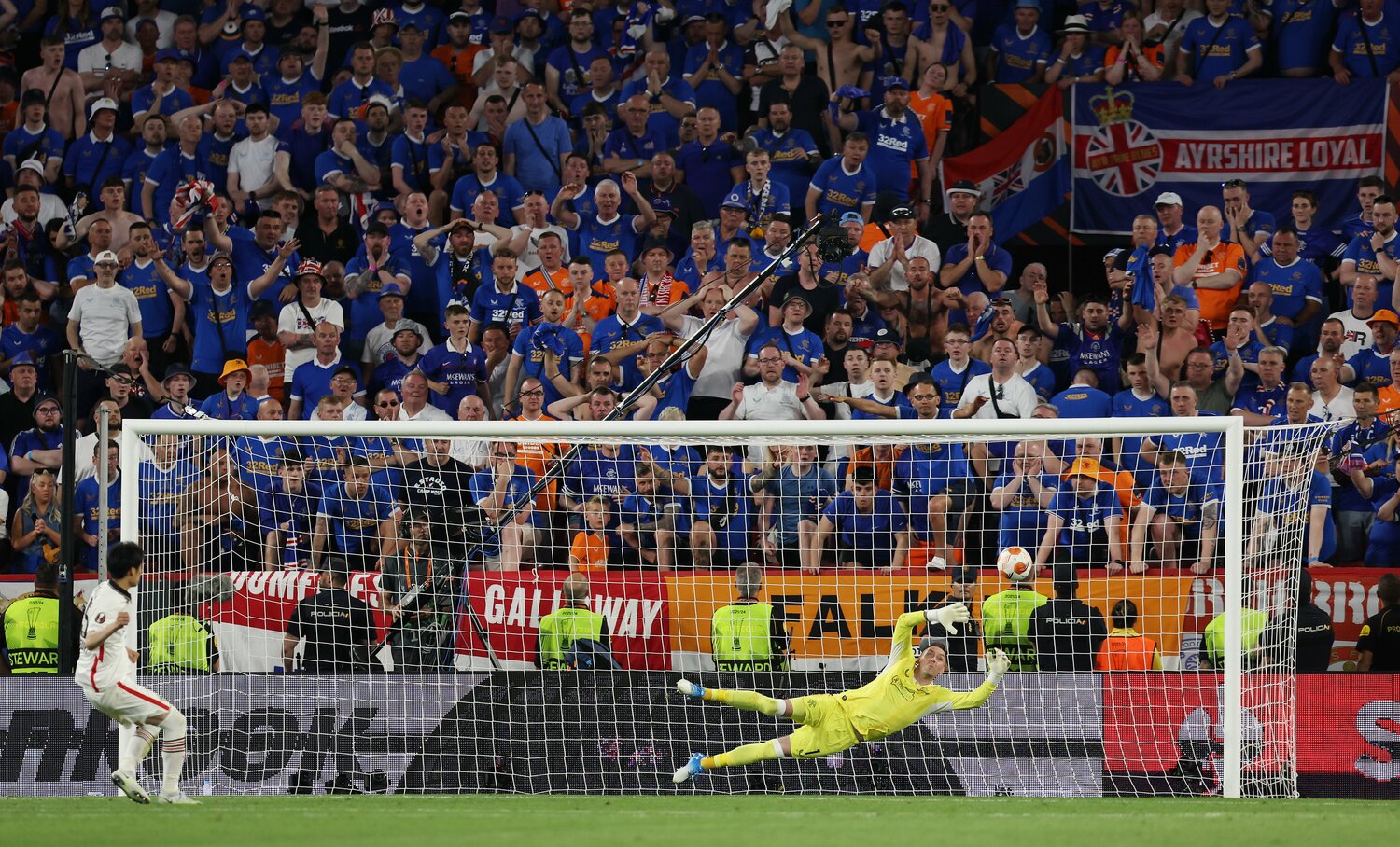 EL決勝でのPK成功 ©Getty Images