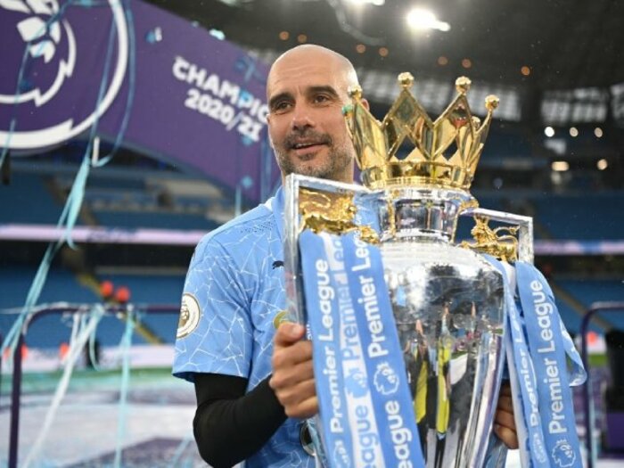 初めて“メッシがいないチーム”でCL優勝なるか… 進化するグアルディオラの戦術は“サッカーの偶然性”をも支配する?<Number Web> photograph by Getty Images