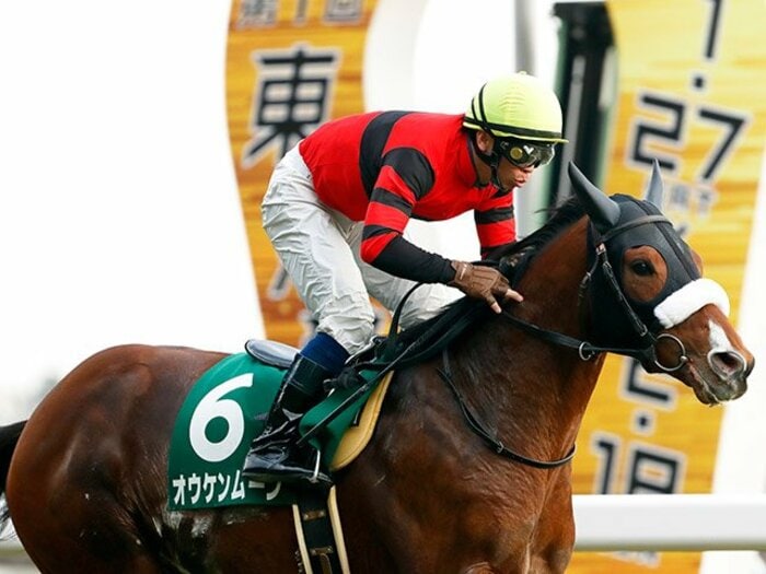 オウケンムーンはダービーを目指す。父は菊花賞馬、鞍上は北村宏司。＜Number Web＞ photograph by Photostud