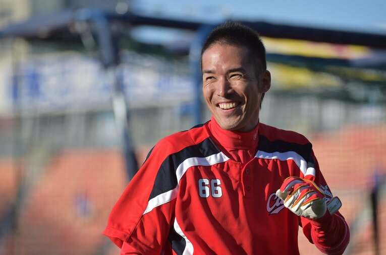 トレードされた広島で、セールスポイントの守備と足のみならず、打撃も開眼し30歳のブレイクを果たした木村 ／ photograph by Hideki Sugiyama