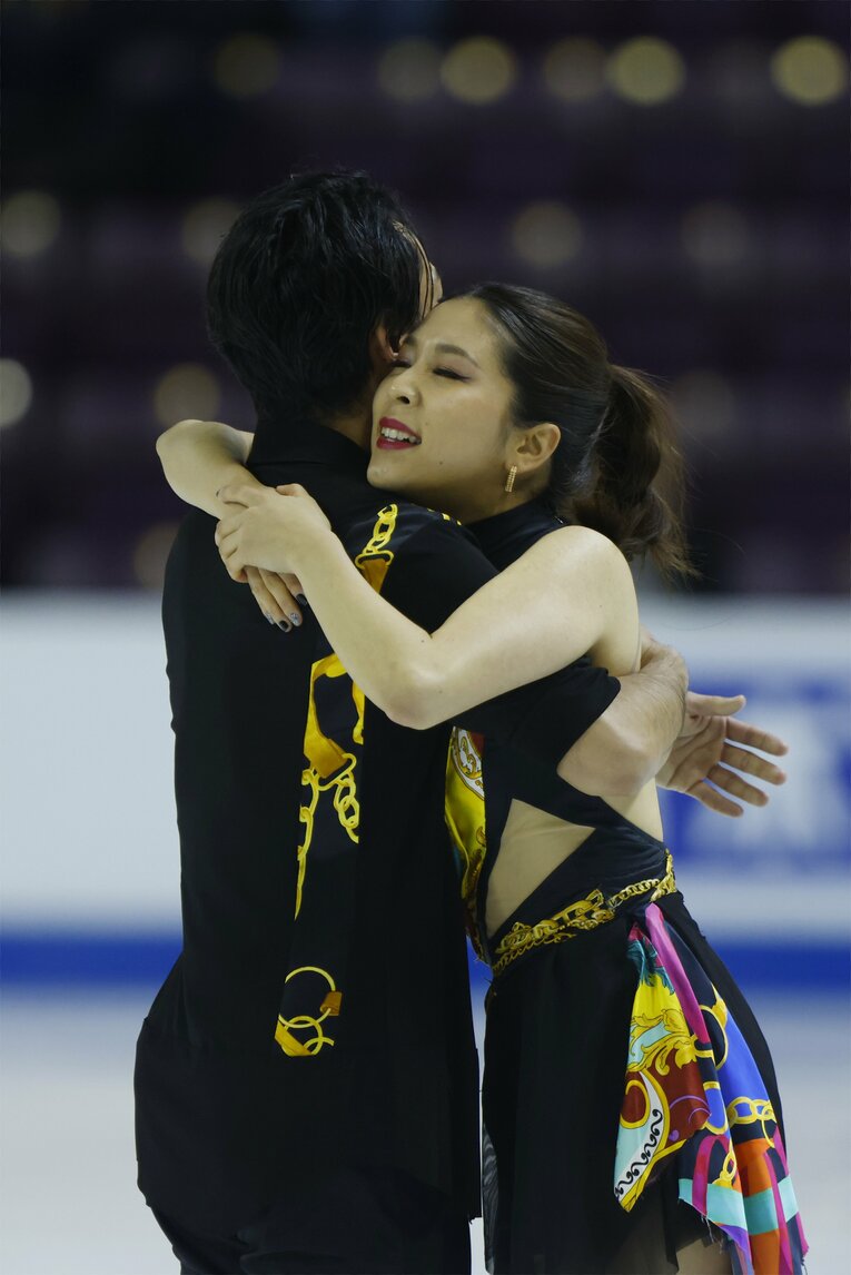 四大陸選手権のリズムダンス　©JIJI PRESS