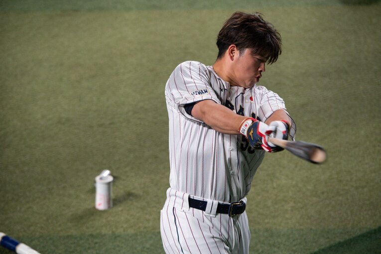 主砲として期待される村上　©Nanae Suzuki