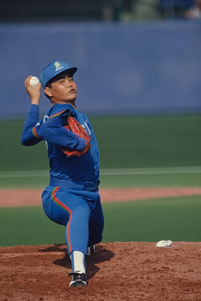 1992年日本シリーズで登板する工藤公康　©︎Kazuaki Nishiyama