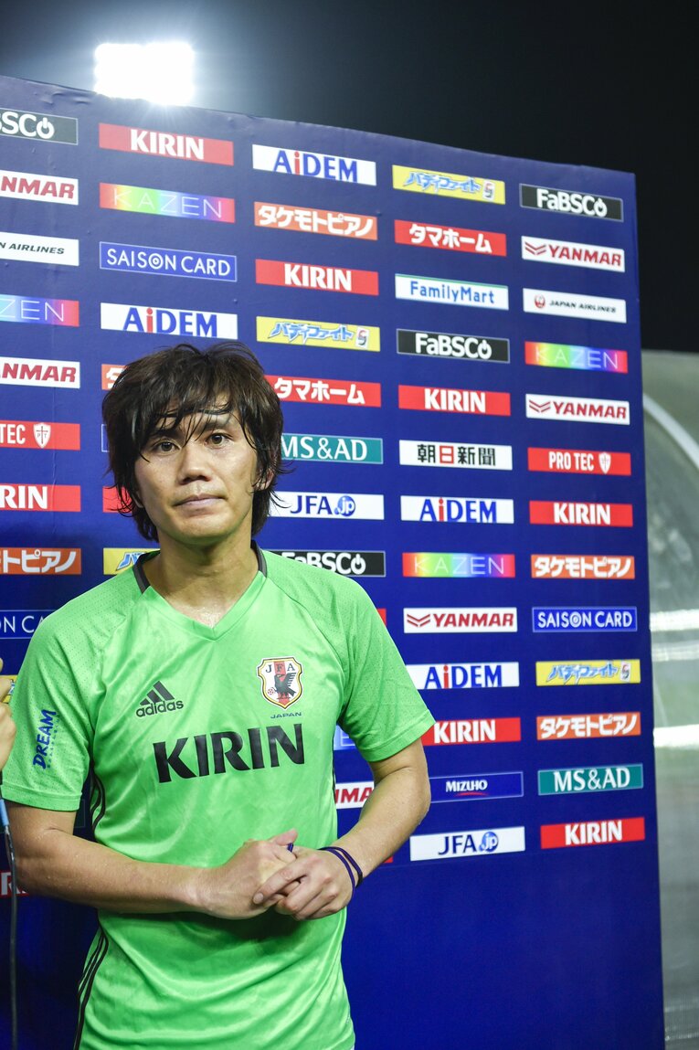 柏木陽介（2015年／ロシアW杯予選）©︎Takuya Sugiyama