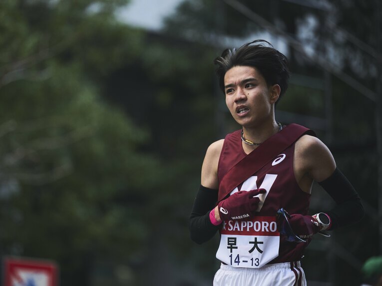 「4年間で1度でも走れれば…」と思っていたという箱根だったが、早々に2年時に10区に抜擢された　©Yuki Suenaga