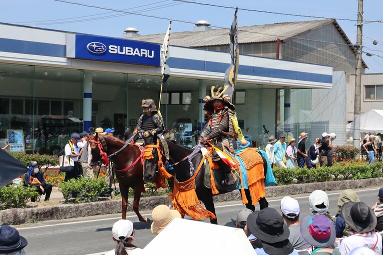 甲冑行列でのナイトアンジェロ