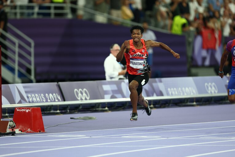 パリ五輪110mH決勝レース　©︎Ryosuke Menju/JMPA