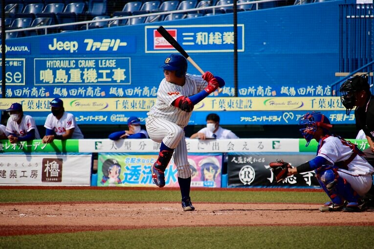 度会基輝（中央学院大・4年）　©︎Yu Takagi