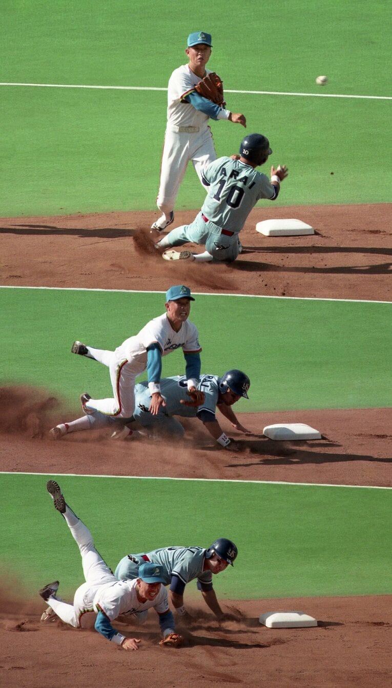 野村克也が「平成ベストナイン」に選んだセカンド・辻発彦　©Sankei Shimbun