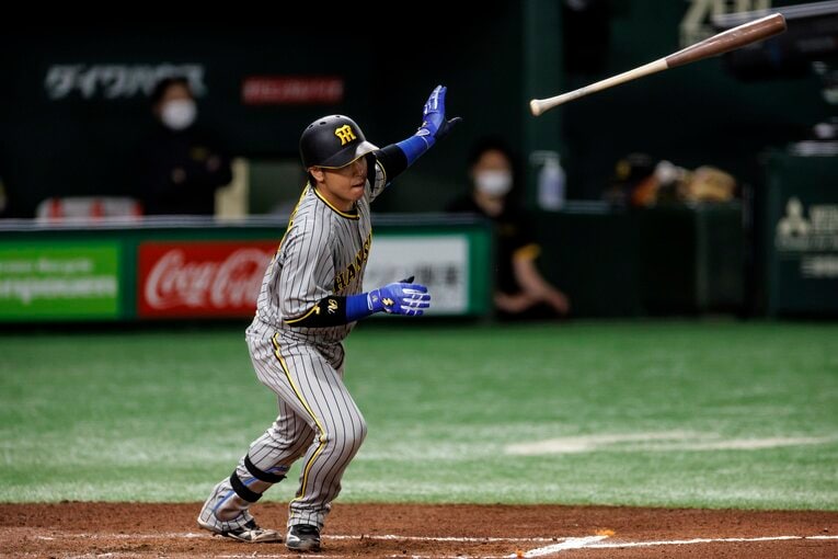 岡田新監督が「正捕手」と名前を挙げた梅野　©︎Kiichi Matsumoto