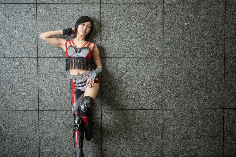 マリーゴールドのプロレスラー・咲村良子　©Shiro Miyake