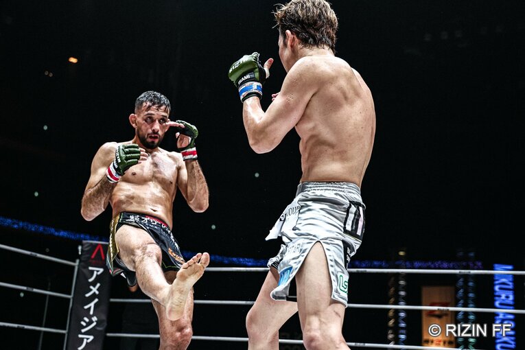 『超RIZIN.4』朝倉未来vs.クレベル・コイケ　©RIZIN FF