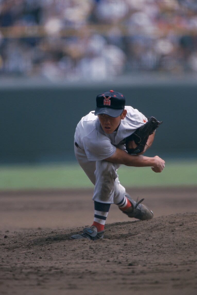 PL学園戦の松坂　©Hideki Sugiyama