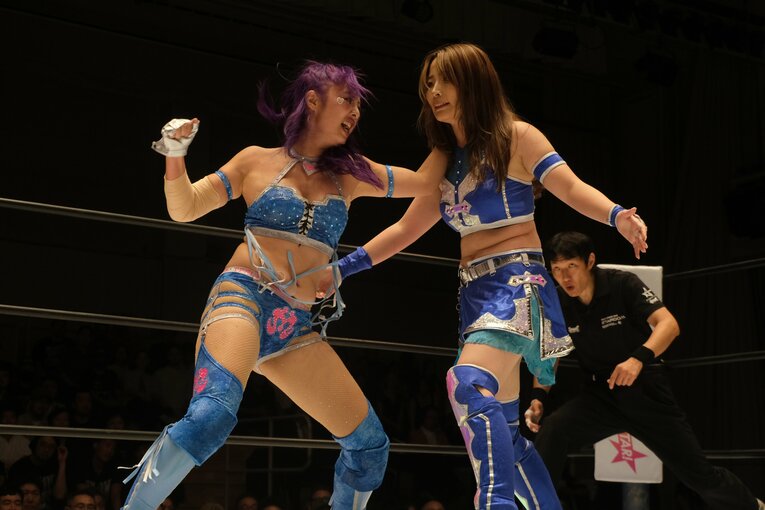 スターダムの大学生レスラー・妃南　©Norihiro Hashimoto