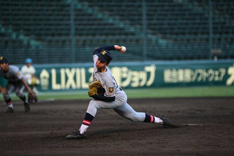 2020年甲子園高校野球交流試合での伊藤　©Naoya Sanuki