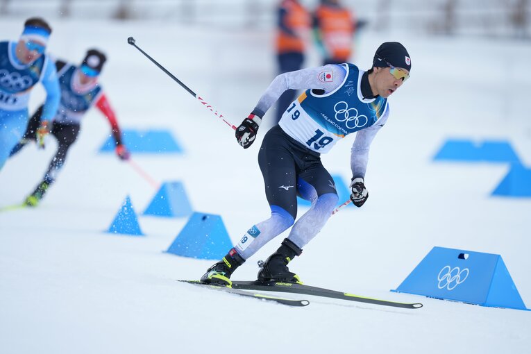 ミラノ五輪に挑んだ渡部暁斗　©Tsutomu Kishimoto／JMPA