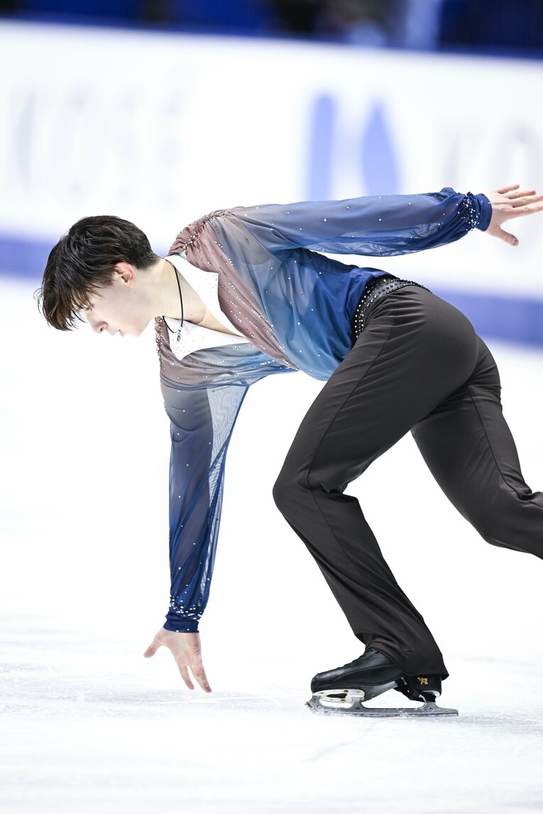 中田璃士、全日本選手権フリーの演技　©︎Asami Enomoto