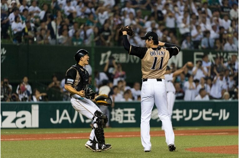 2016年パ制覇時　©Takuya Sugiyama