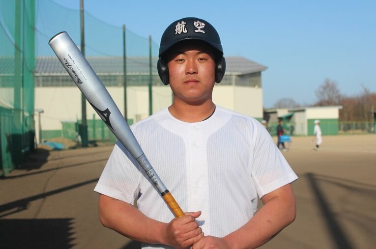 佐々木麟太郎ら注目スラッガーに負けないポテンシャルを感じさせる日本航空石川・内藤鵬（3年） ／ photograph by Fumi Sawai