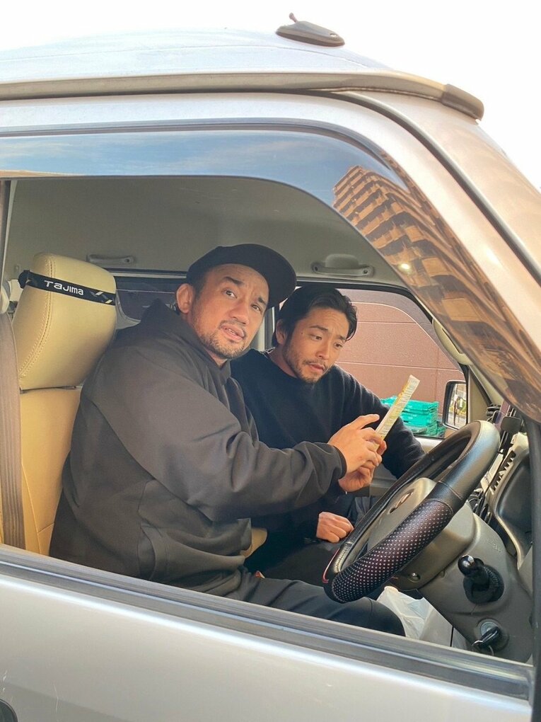 勝運での配送業務の様子　©本人提供