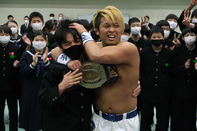 立志式プロレス　©Norihiro Hashimoto