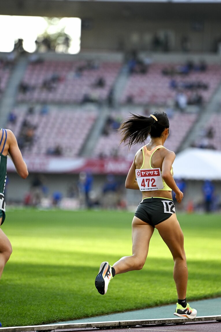 6月の日本選手権5000ｍでは終始独走　©Asami Enomoto