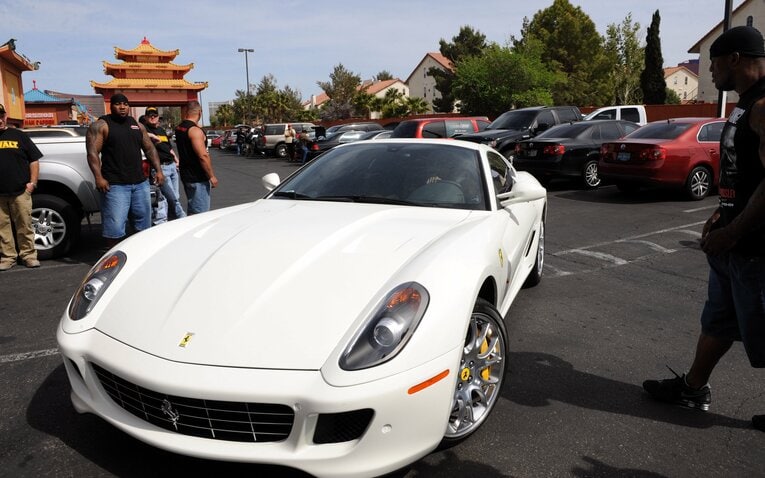 コレクションのひとつのフェラーリ　©Naoki Fukuda