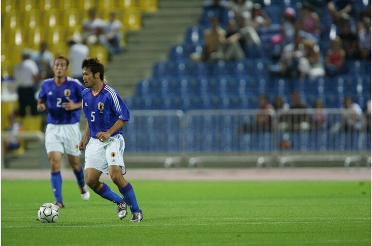 アテネ五輪時の阿部©Takuya Sugiyama／JMPA
