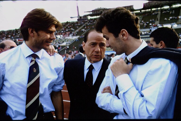 ボバン（左）、サビチェビッチと ©Getty Images