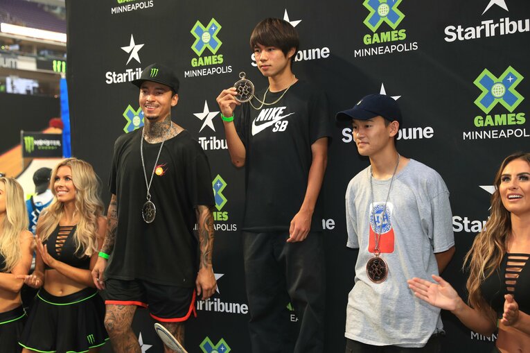 2019年の「X Games」で優勝している堀米雄斗　©Getty Images