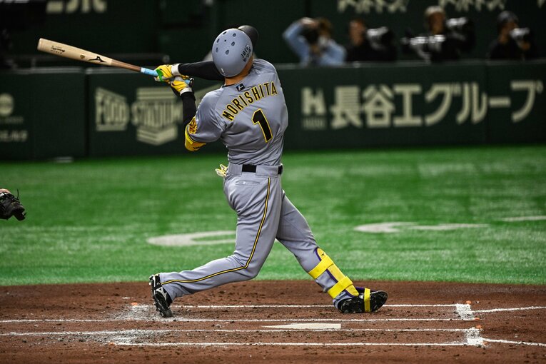 前半戦は森下も抑えたが…　©Nanae Suzuki