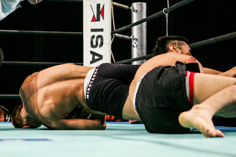 2004年11月3日、3戦目で奥出雅之に一本負け　©Susumu Nagao