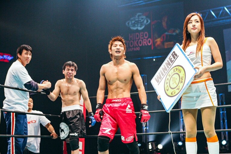 試合後の大石と所　©Susumu Nagao