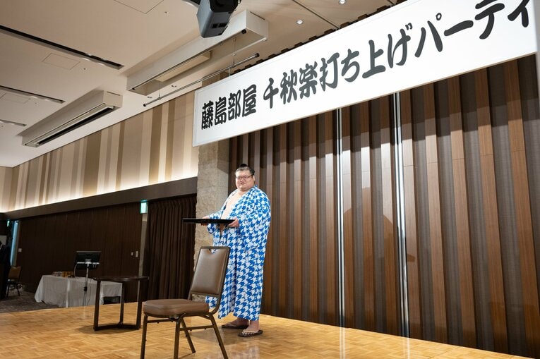 越ノ龍（45歳）断髪式【追加写真】　©Miki Fukano