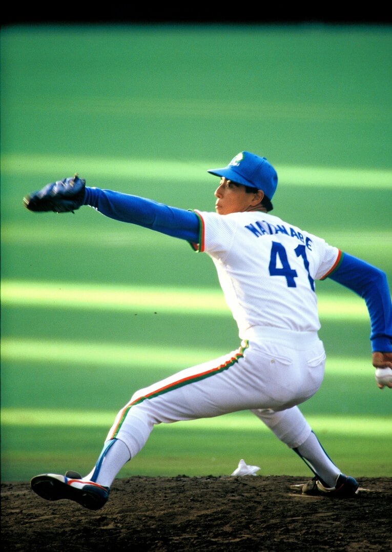 渡辺久信、「トレンディエース」時代の雄姿　©BUNGEISHUNJU