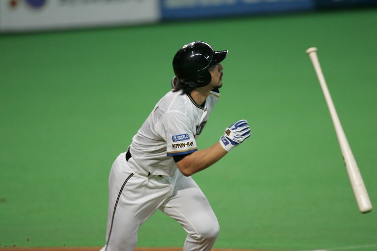 日本ハム時代の小笠原道大（2006年）©Hideki Sugiyama