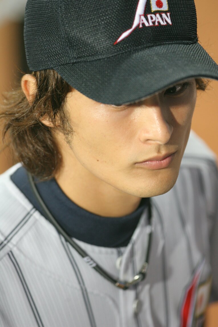 北京五輪のダルビッシュ（当時22歳）　©JMPA