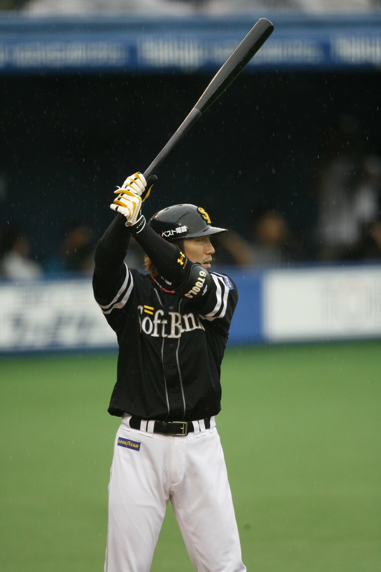 2007年CSロッテ戦での多村　©Naoya Sanuki