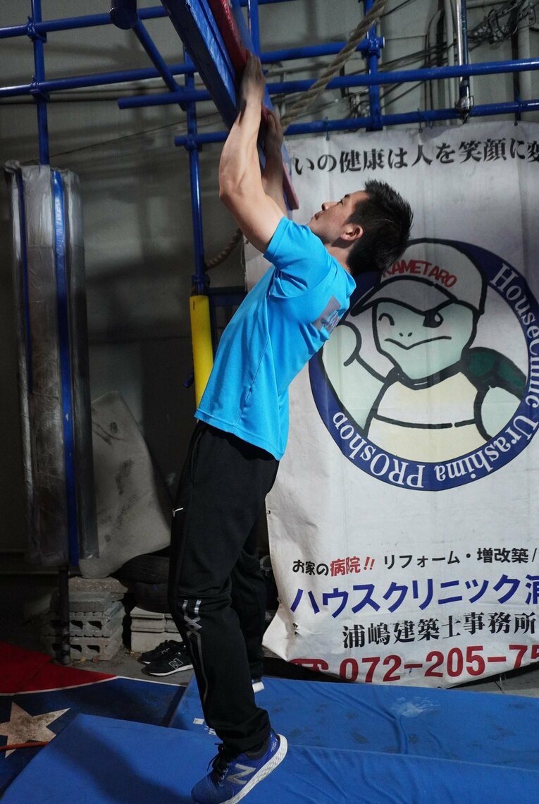 「亀パ」でのトレーニング風景　©NumberWeb