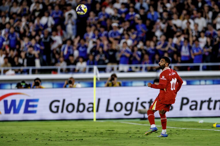 リバプール加入時、サラー獲得に際して支払ったのは48億円。その後の実績を踏まえれば“お買い得”だ　©Kiichi Matsumoto