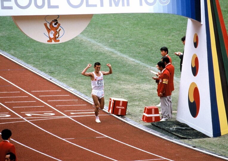 1988年ソウルオリンピックでは9着でフィニッシュ©JMPA