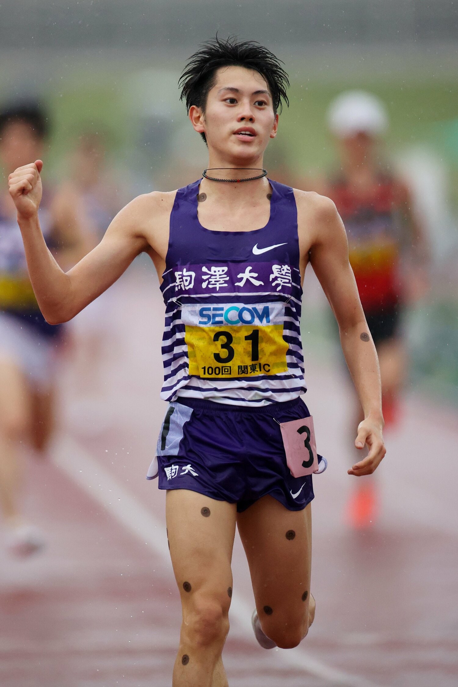 初出場の関東インカレでは2種目で日本人トップと大躍進　©AFLO