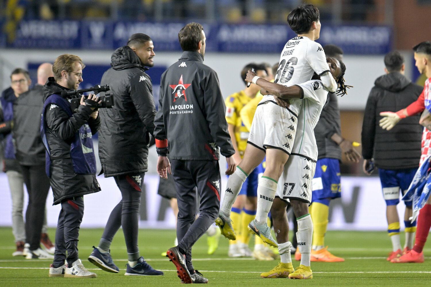 ベルギー時代、上田とフランシスはチームメートだった　©Getty Images