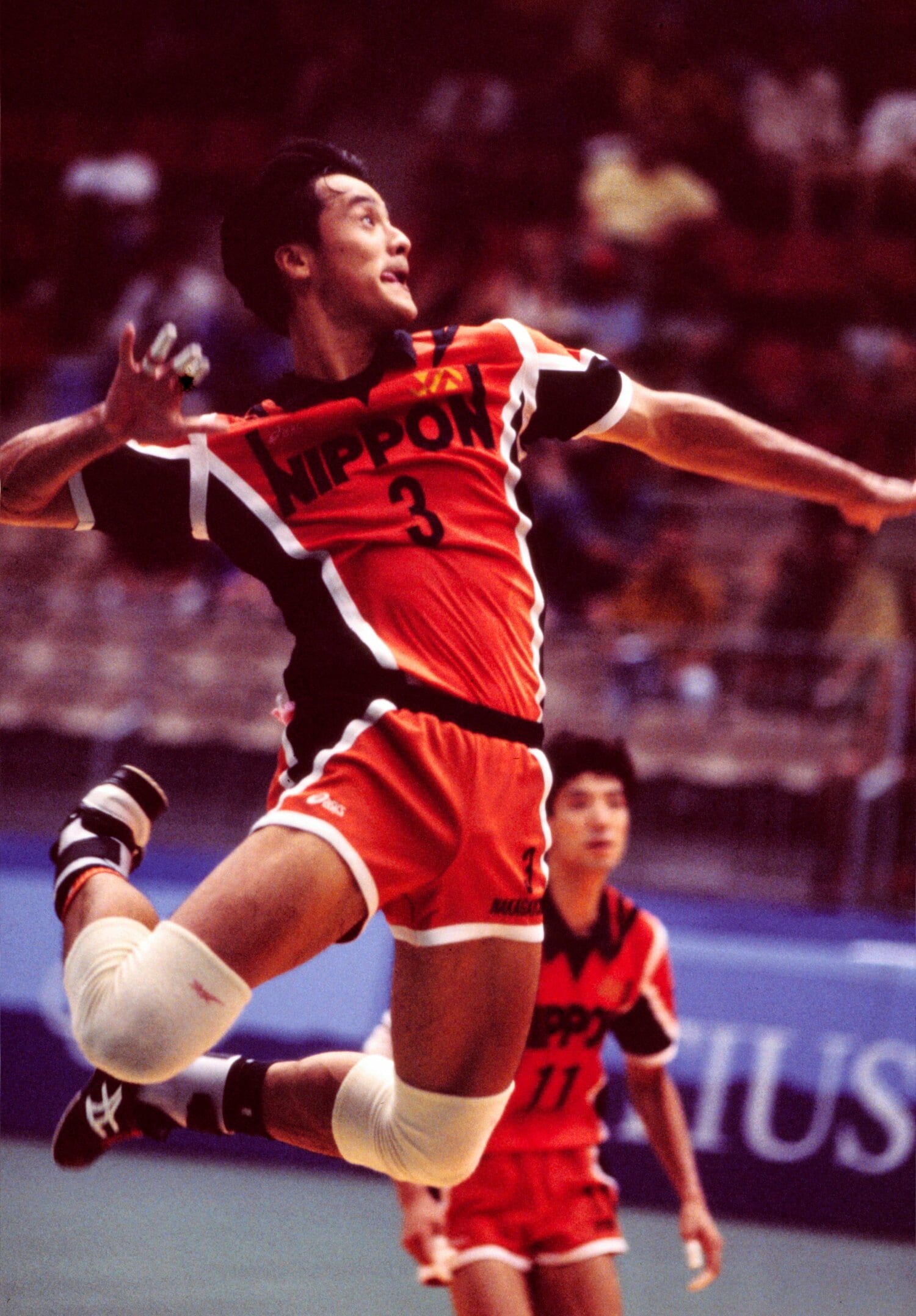 スーパーエースとして日本代表を牽引した中垣内祐一(写真は1992年バルセロナ五輪)©︎Katsuro Okazawa/AFLO