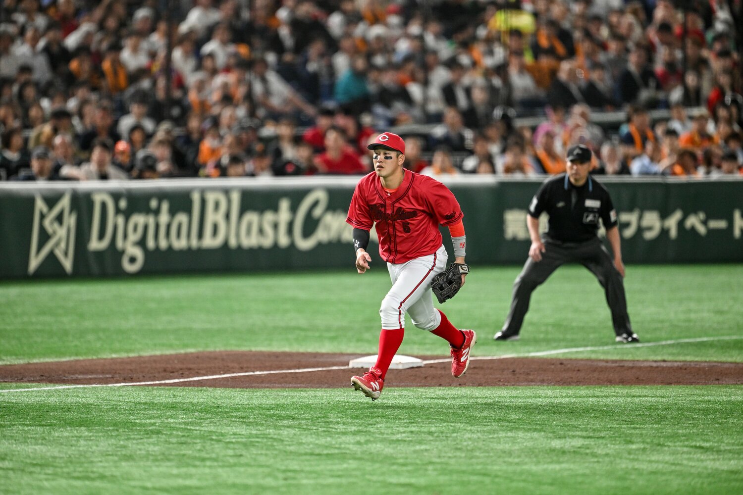 現在は主にサードを守る ©Nanae Suzuki