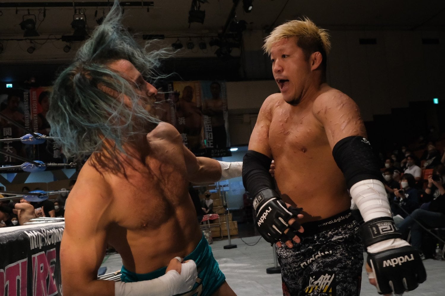 王者ドリューにとって“竹田超え”の意味は大きい（クリックすると「この記事の写真」にとびます。流血等の過激な写真を含みますのでご注意ください）